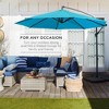 Best Choice Products 10ft Offset Hanging Outdoor Market Patio Umbrella w/ Easy Tilt Adjustment - 3 of 4