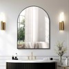MAYEERTY Metal Framed Arched Bathroom Mirror for Wall - 2 of 4