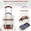 YONWAY Luggage Set 4 Piece Hardshell Expandable Suitcase Set, with TSA Lock and Spinner Wheel, Vintage Luggage Sets - 2 of 4