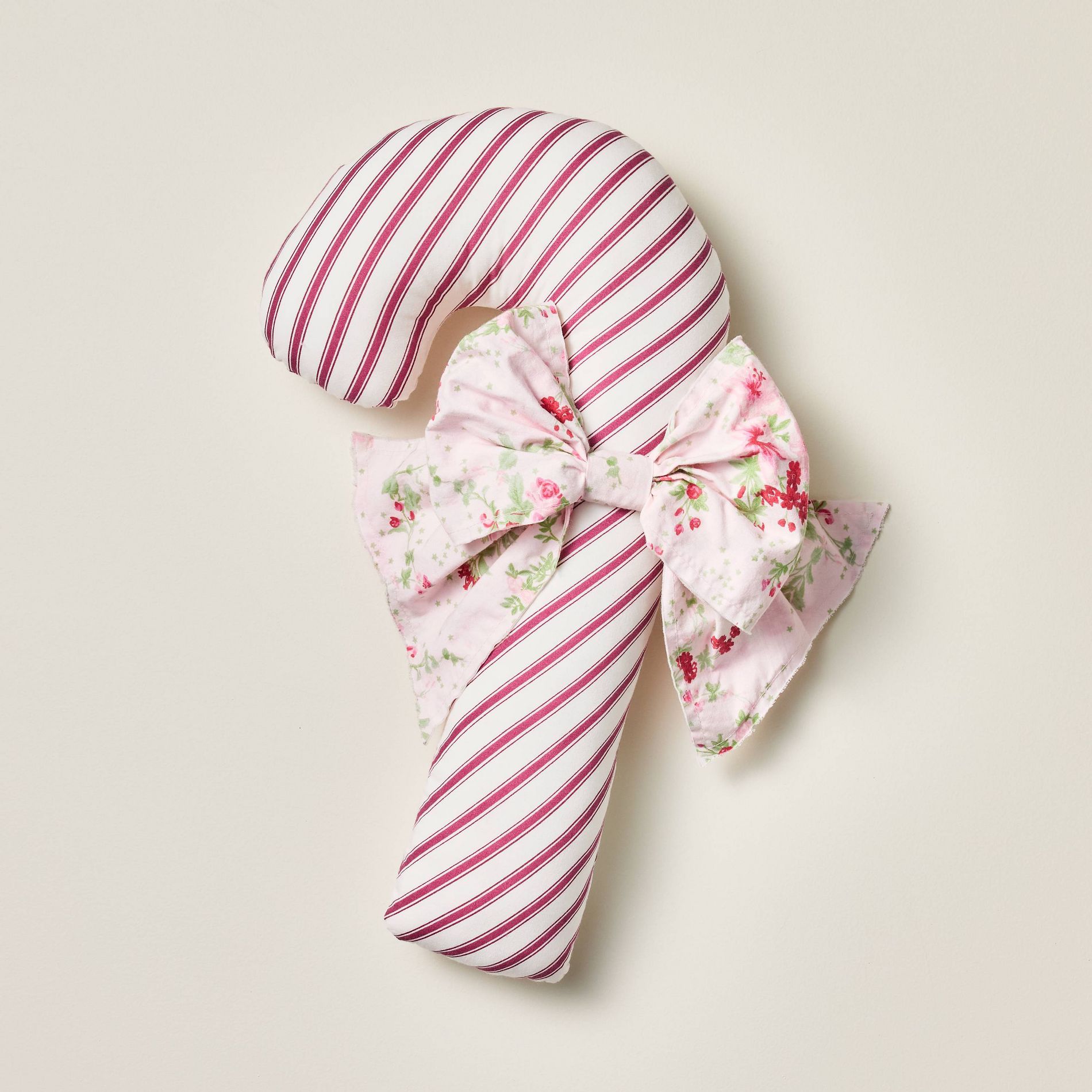 18"x10" Candy Cane Toss Throw Pillow - Simply Shabby Chic