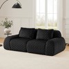82'' Flannelette Boneless Modular 2-Seater Sofa with Deep Seat, Anti-Slip Design and No Assembly Required - 2 of 4