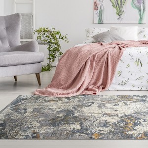 Modern Luxury carpet, Abstract, Cut Pile 1'10" x 2'6" Rectangle - 1 of 4
