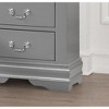 Sapphtopaz Modern Tall Dresser with 5 Drawers & Bracket Legs Wood Closet Storage with Hanging Drawer Pulls Dovetail Drawer for Bedroom,Entryway - 2 of 4