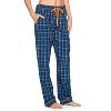 Ashford & Brooks Women's Woven Short Sleeve Shirt and Pajama Pants Set - 4 of 4