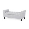 NicBex 50 Inch Storage Ottoman,Rectangle Entryway Bench with Rolled Arms for Bedroom and Living Room - 4 of 4