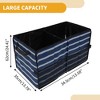 Unique Bargains Universal Car Trunk Organizer Multi Compartments Car Storage Organizer Foldable Blue - 4 of 4