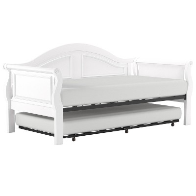 Twin Bedford Complete Wood Daybed with Trundle White - Hillsdale Furniture