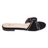 GC Shoes Rihanna Knotted Embellished Lucite Slide Flat Sandals - image 2 of 4