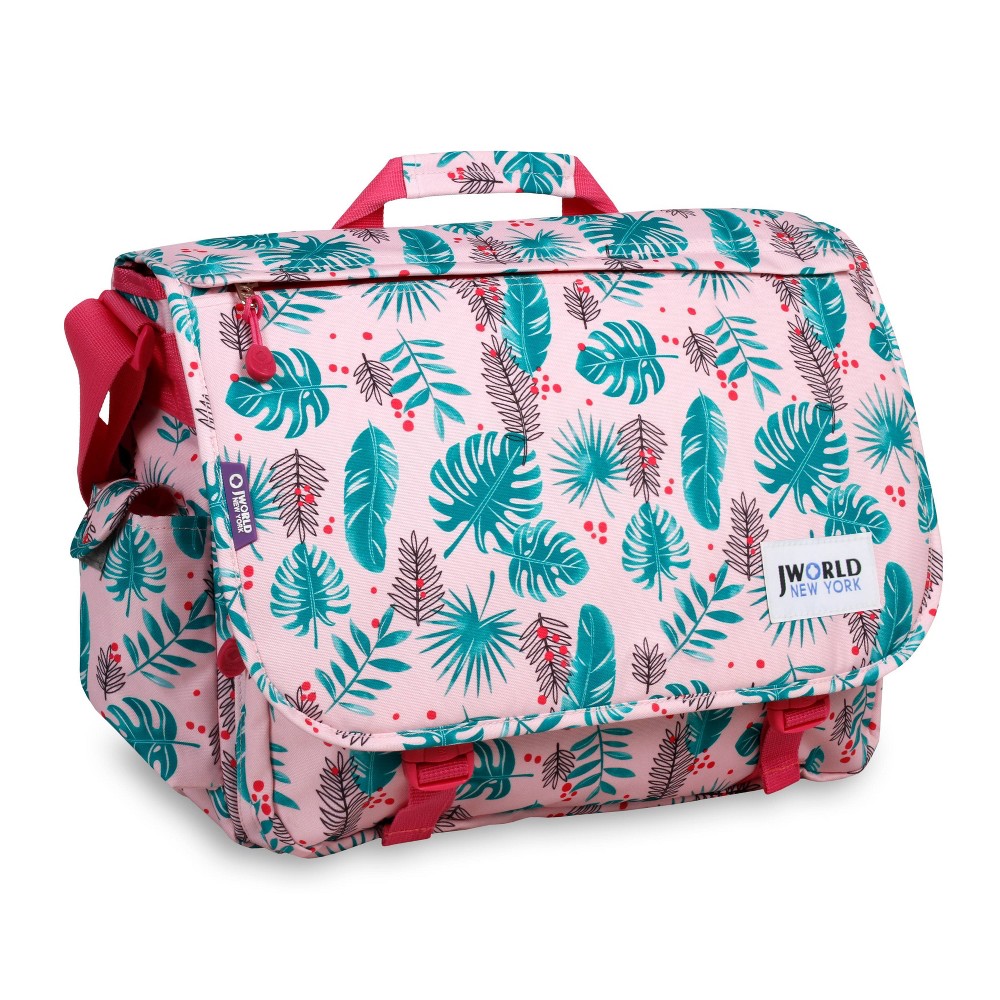 Photos - Other Bags & Accessories JWorld Thomas Laptop Messenger Bag - Palm Leaves: Water Resistant, Gender