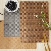 DII Basketweave PVC Placemat Set 4 Piece, Natural, 17.4x11.9" - 4 of 4