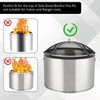 36"x36"x7" Fire Pit Spark Screen Cover Outdoor Stainless Steel Ember Cover With Rod - 4 of 4