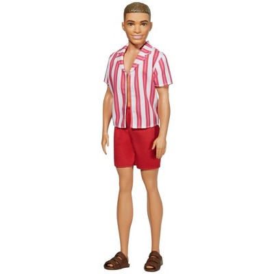 Barbie Ken 60th Anniversary Doll - Throwback Beach Look Swimsuit & Sandals