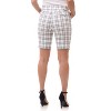 Rekucci Women's Comfort Pull-On Walking Shorts with Pockets – Classic Fit & Soft Stretch - 3 of 4