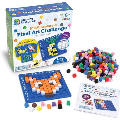 Probe Hues Explorers Pixel Art Challenge, 402 Pieces for Kids 5+