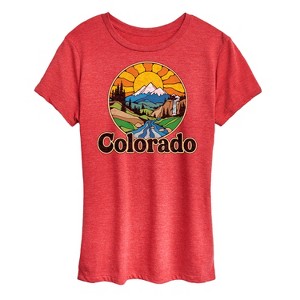 Women's - Instant Message - Groovy Colorado Short Sleeve Graphic T-Shirt - 1 of 4