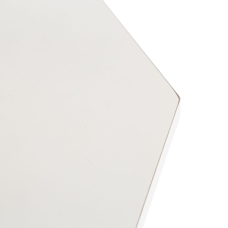 Kate and Laurel Octavia Octagon MDF Drink Table, 11x11x24, White, 3 of 10