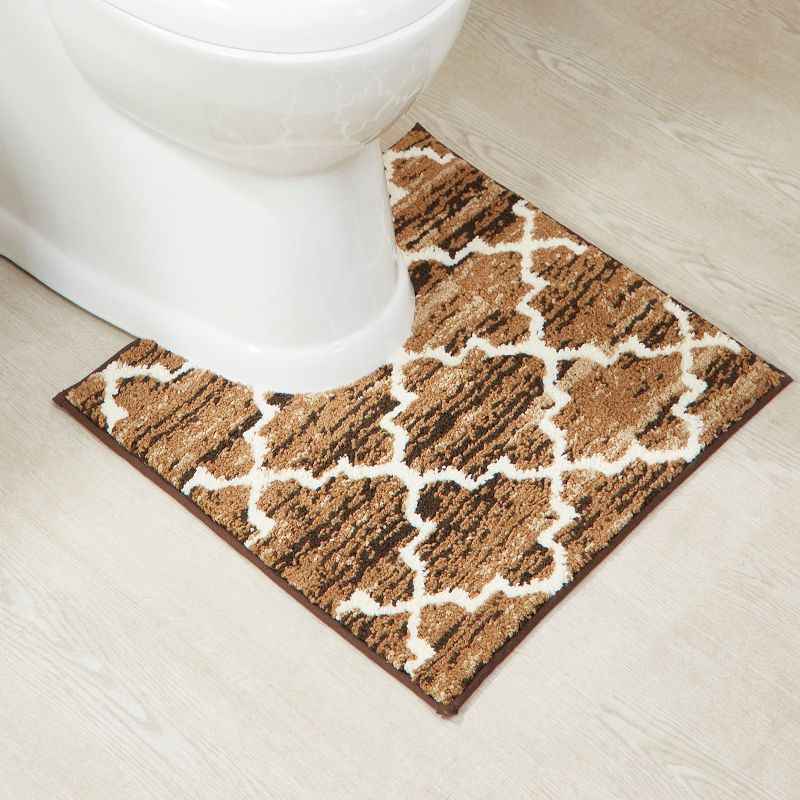 Savio Collection 100% Micro Polyster 4 Piece Bath Rug Set - Better Trends, 3 of 9