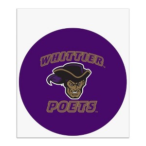 Whittier College Poets Logo Automotive Car Window Locker Circle Bumper Sticker - 1 of 4