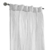 Habitat Paloma Sheer Dual Header Stylish and Functional Curtain Panel White - image 3 of 4