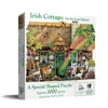 Sunsout Irish Cottage 1000 pc Special Shape  Jigsaw Puzzle 90350 - 2 of 4