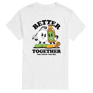 Men's - Instant Message - Golf Mascots Better Together Short Sleeve Graphic T-Shirt - 1 of 4