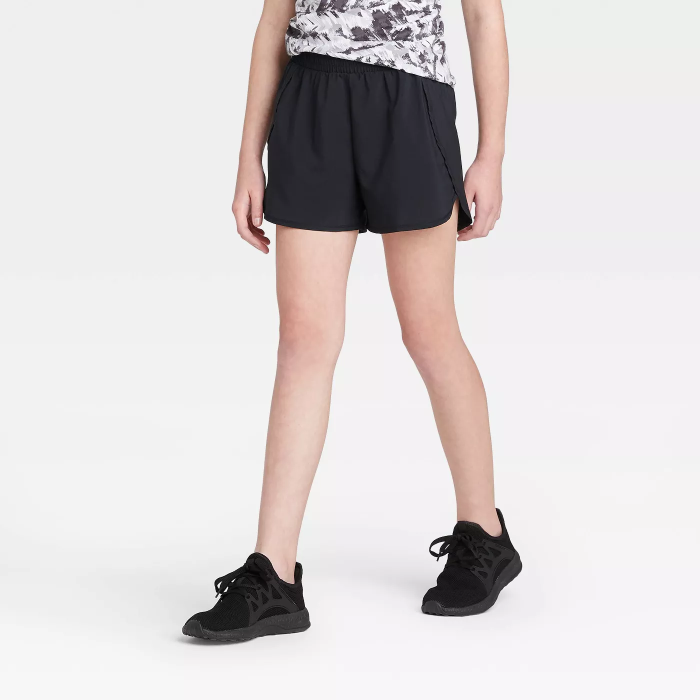 Girls' Run Shorts - All in Motion™ - image 1 of 3