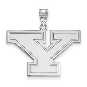 Black Bow Jewelry Sterling Silver Youngstown State Penguins NCAA Large Pendant - 1 of 3