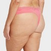 Women's Luxe Stretch Thong Underwear with Lace Waistband - Auden™ - 2 of 3