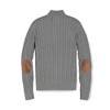 Hope & Henry Mens' Half Zip Pullover Sweater with Elbow Patches - image 4 of 4