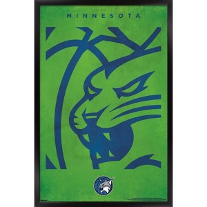 Trends International WNBA Minnesota Lynx - Logo 25 Framed Wall Poster Prints - 1 of 4