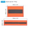 Unique Bargains Cotton Reflective Hook and Loop Fastener Patches 1" x 6" 2" x 3" 2 Pcs - 2 of 4