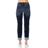 Women's Stitched Destroy & Double Cuff friend Jeans - Judy Blue - 2 of 4