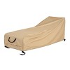 Outdoor Slope Chaise Lounge Cover,Waterproof UV-Resistant Polyester,Ventilated Patio Chair Protector with Handles and Drawstrings-Coolbibila - 3 of 4