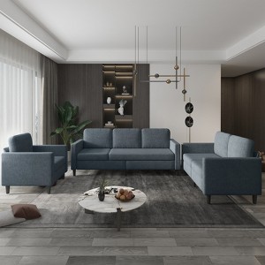 Mjkone Sectional Sofa Couches Set for Living Room 3-Seater Sofa&Loveseat$Single Sofa Chair - 1 of 4