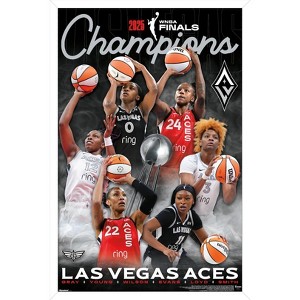 Trends International WNBA Las Vegas Aces - 2025 WNBA Finals Champions Framed Wall Poster Prints - 1 of 4
