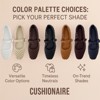 CUSHIONAIRE Weston Women’s Hand Woven Dressy Ballet Flats – Faux Leather Mary Jane with Adjustable Strap & Memory Foam - 4 of 4