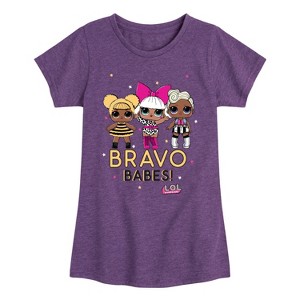 Girls' - LOL Surprise! - Bravo Babes Fitted Short Sleeve Graphic T-Shirt - 1 of 4