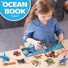 TEMI 12-Pack Ocean Animal Toys with Educational Booklet, Realistic Soft Plastic Sea Creatures for Water Play and Party Favors - 4 of 4