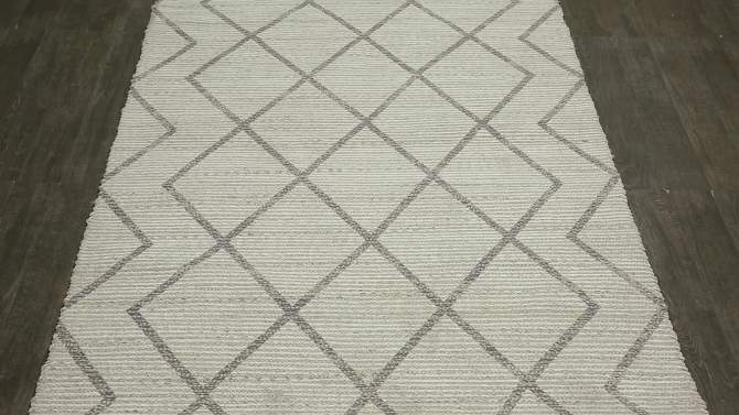 Kagen Printed Woven Geometric Rug Ivory - Project 62™, 2 of 5, play video