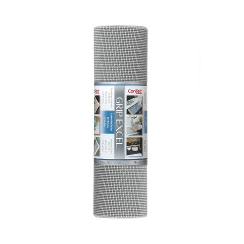 Con-Tact Brand Grip Premium Non-Adhesive Shelf Liner- Thick Grip Black  (18''x 8')