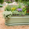 Vego Garden 6-in-1 Modular Rectangular Metal Outdoor Raised Garden Bed Kit 42"x60"x17" - 2 of 4