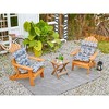 ARTPLAN Patio Chair Cushion,Tufted Adirondack Outdoor Chair Cushion,Wicker High Back Outdoor Seat Cushion,Set of 4,21"X21"X4" (4 Pack) - 2 of 4