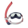 Speedo Junior Travel Mask and Snorkel Set - Blue/Grey/Coral - 3 of 4