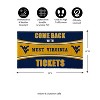 Evergreen Come Back with Tickets West Virginia University 28" x 16" Woven PVC Indoor Outdoor Doormat - 2 of 4