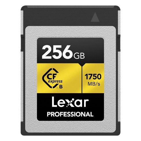 Lexar® Professional CFexpress® Type-B GOLD Series Memory Card (256 GB)