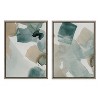 Kate and Laurel Sylvie Color Exploration I and II Framed Canvas Art Set by Amy Lighthall - 2 of 4