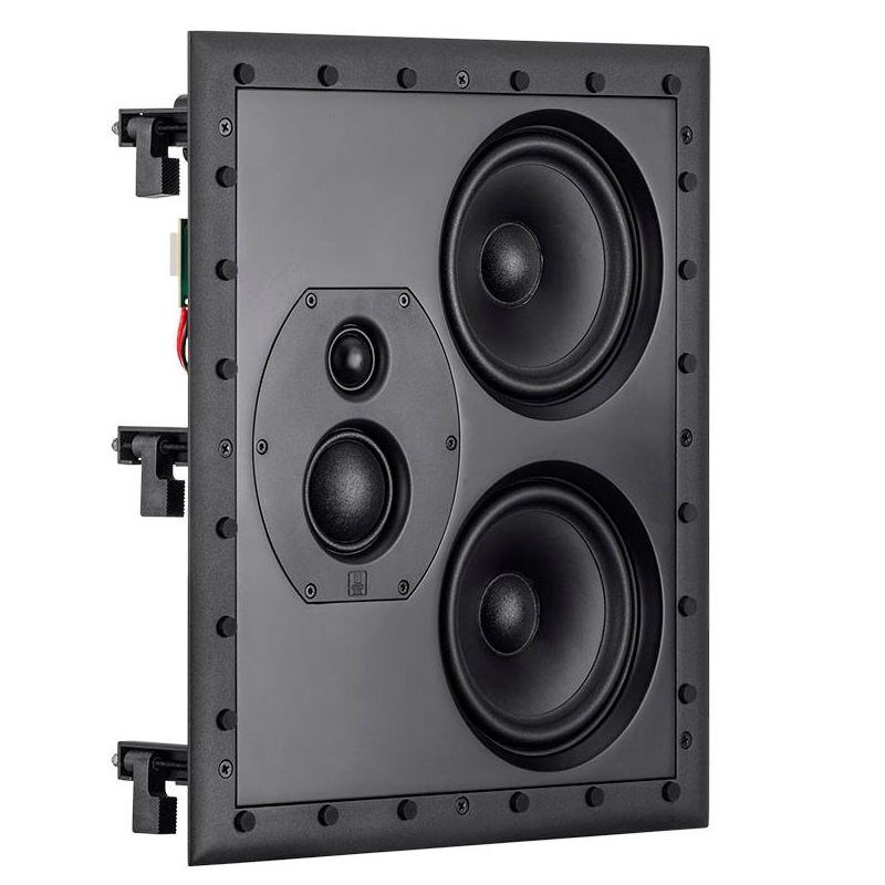 Monolith THX-LCR THX Ultra Certified 3-Way LCR In-Wall Speaker, 1in Silk Dome Tweeter With Neodymium Magnet and Copper Shorting Ring, For Home Theater, 2 of 6