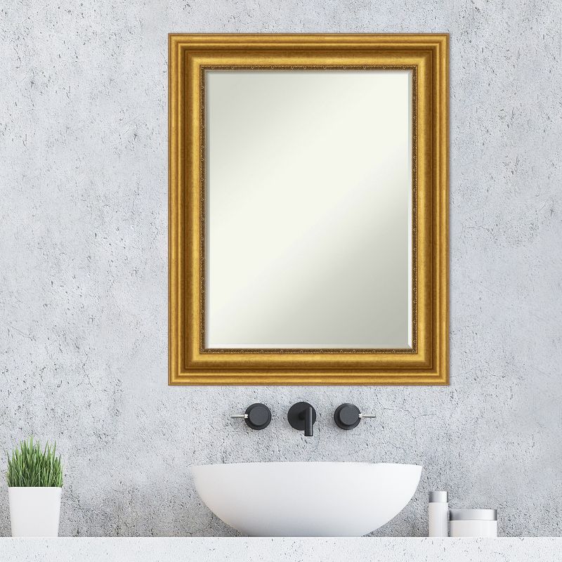 Amanti Art Parlor Petite Bevel Bathroom Wall Mirror, 5 of 8