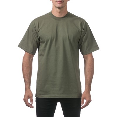 2 Pack Pro Club Men's Heavyweight Short Sleeve Crew Neck T-Shirt