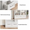Nasitip 74.5" Tall Bookshelf with Double Storage, 6-Tier Wide Bookshelves with 12 Cubbies for Home Office Library - 4 of 4
